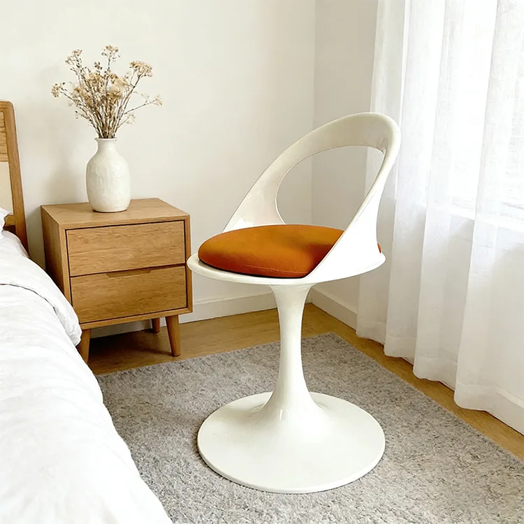 Müasir Tulip Cutout FRP Salon Kreslosu